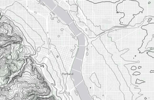Contours with adaptive smoothing applied Contours with adaptive smoothing applied